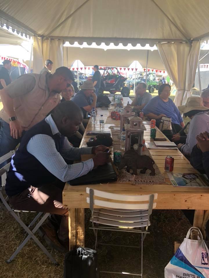 MoonDawnMedia's tweet photo. Today we are hosting a media day at #Nampo2018! 15 editors and journalists have attended, a big well done to Samu for organizing the media, superbly done!!
#smithpower #nampo #farming https://t.co/BHtyWRbvXi