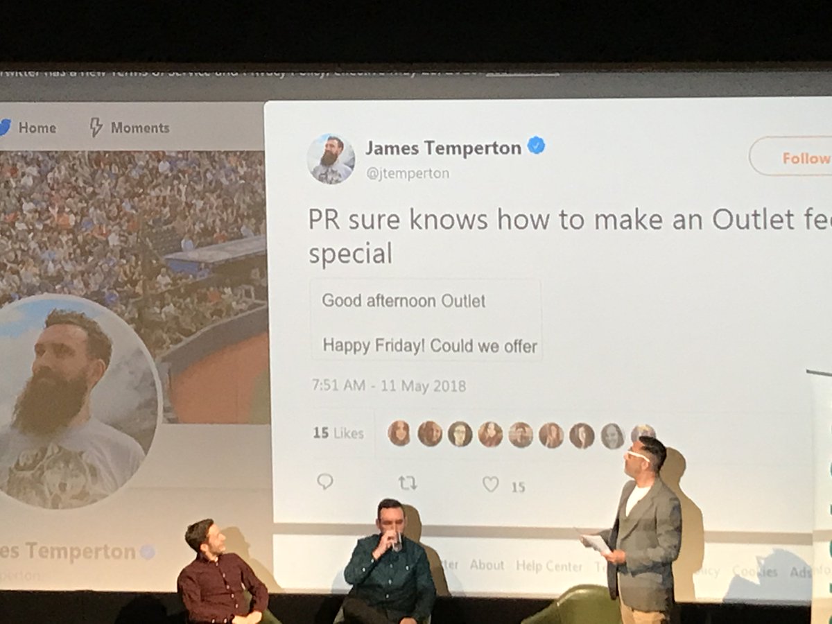 HannahKitchener's tweet photo. An excellent reminder of the right way to pitch stories to journalists at the #CisionMeetsWired media briefing this morning with @WiredUK magazine #PR #mediarelations https://t.co/RGg0ckTIXo