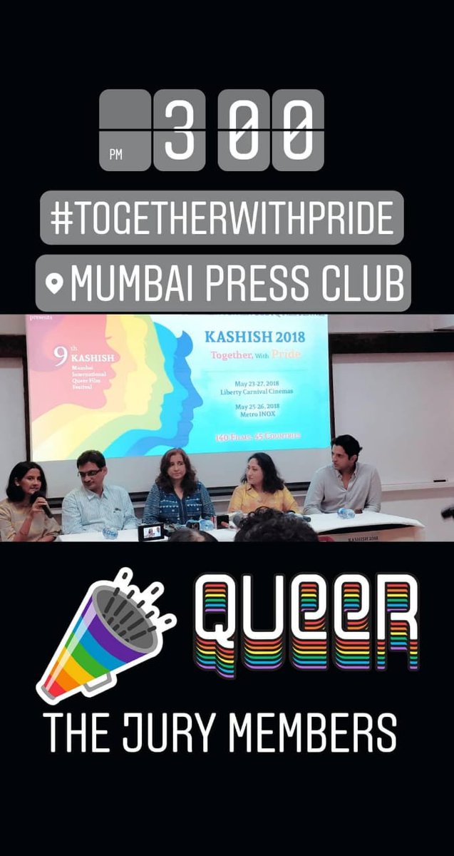 QKnitFoundation's tweet photo. The Jury Members of @KashishMIQFF
2018
#TogetherWithPride
#LetsRockTheCity
#KASHISH2018
#FilmFestival
#LGBTQIA 
#LGBT
@mumbaipressclub https://t.co/OLpf0MoJUV