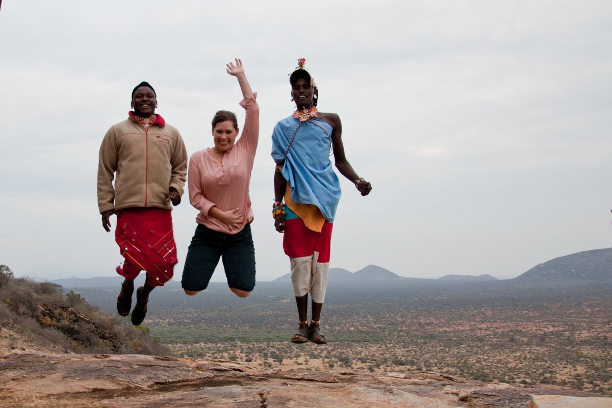 Go2Africa's tweet photo. A1 G2A staffer @emlingtonpost loving life @SaruniCamp in Samburu, an extraordinary lodge set amid massive boulders with spectacular views https://t.co/DdrJcerrSq #Kenya #travchat https://t.co/xZ64nZ6ScI