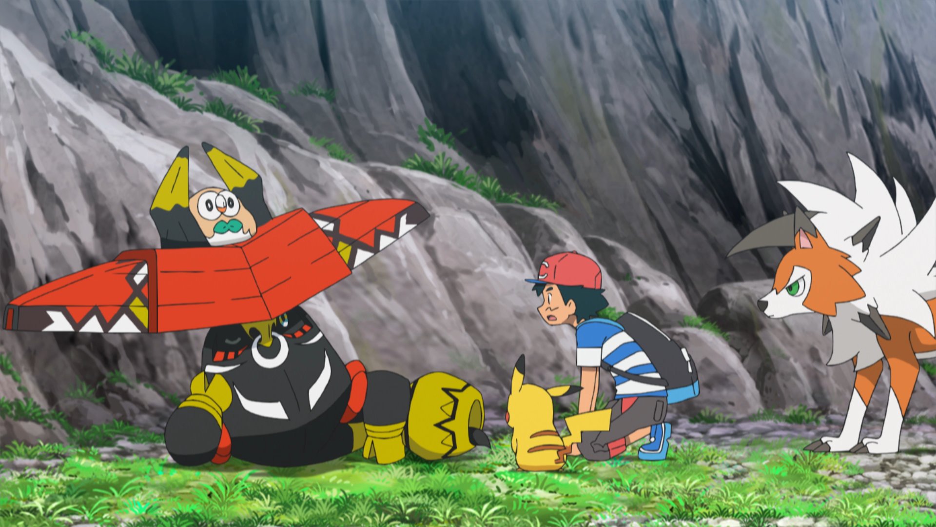 Twitter 上的 ポケモン公式ツイッター 明日のアニポケ サトシは より強くなるために島の守り神カプ ブルル に特訓してもらおうとする アセロラの案内のおかげで無事にカプ ブルルのもとにたどり着けたサトシだが なかなかカプ ブルルが相手をしてくれなくて