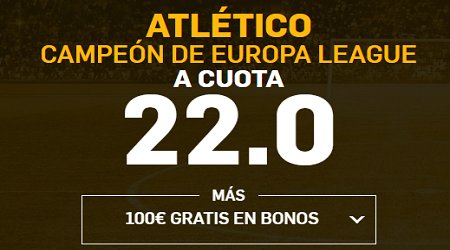 Giorgio_Picks's tweet photo. ¡ATLÉTICO CAMPEÓN DE LA EUROPA LEAGUE A CUOTA 22.0! Aprovecha esta Supercuota registrándote desde 
https://t.co/TClcHUFCSh  y añadiendo el codigo ZFBHZU https://t.co/WDRcAAHJdl