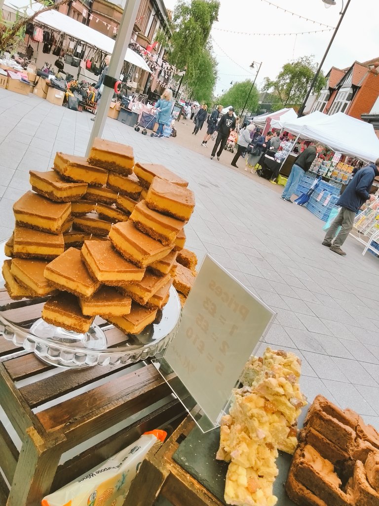 Were at <a href="/CrosbyVillage/">Crosby Village</a> today with <a href="/seftonmarkets/">Sefton Markets</a> 

A slightly different spot so don't miss us!! 

We have all of your favourite Ridiculously Rich by <a href="/Alana_Spencer_/">RidiculouslyRichbyAlana</a> cakes so come and treat yourself 😃♥️