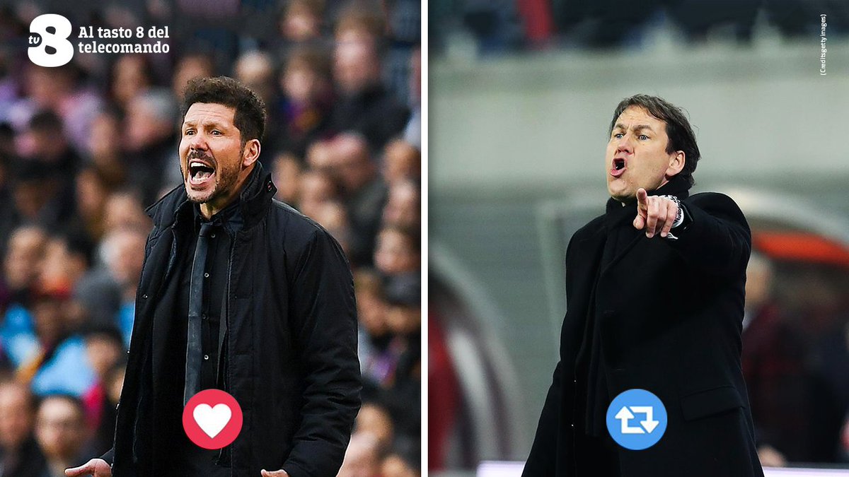 TV8it's tweet photo. La sfida #AtleticoMarsiglia sarà anche la battaglia tattica tra #DiegoSimeone e #RudiGarcia 🤜🤛
Voi per chi tifate? 🤔
Scatenatevi e non perdetevi la finale di #EuropaLeague dalle 20:30 con #GolCollection su TV8 📺 https://t.co/zbtHbCmYH3