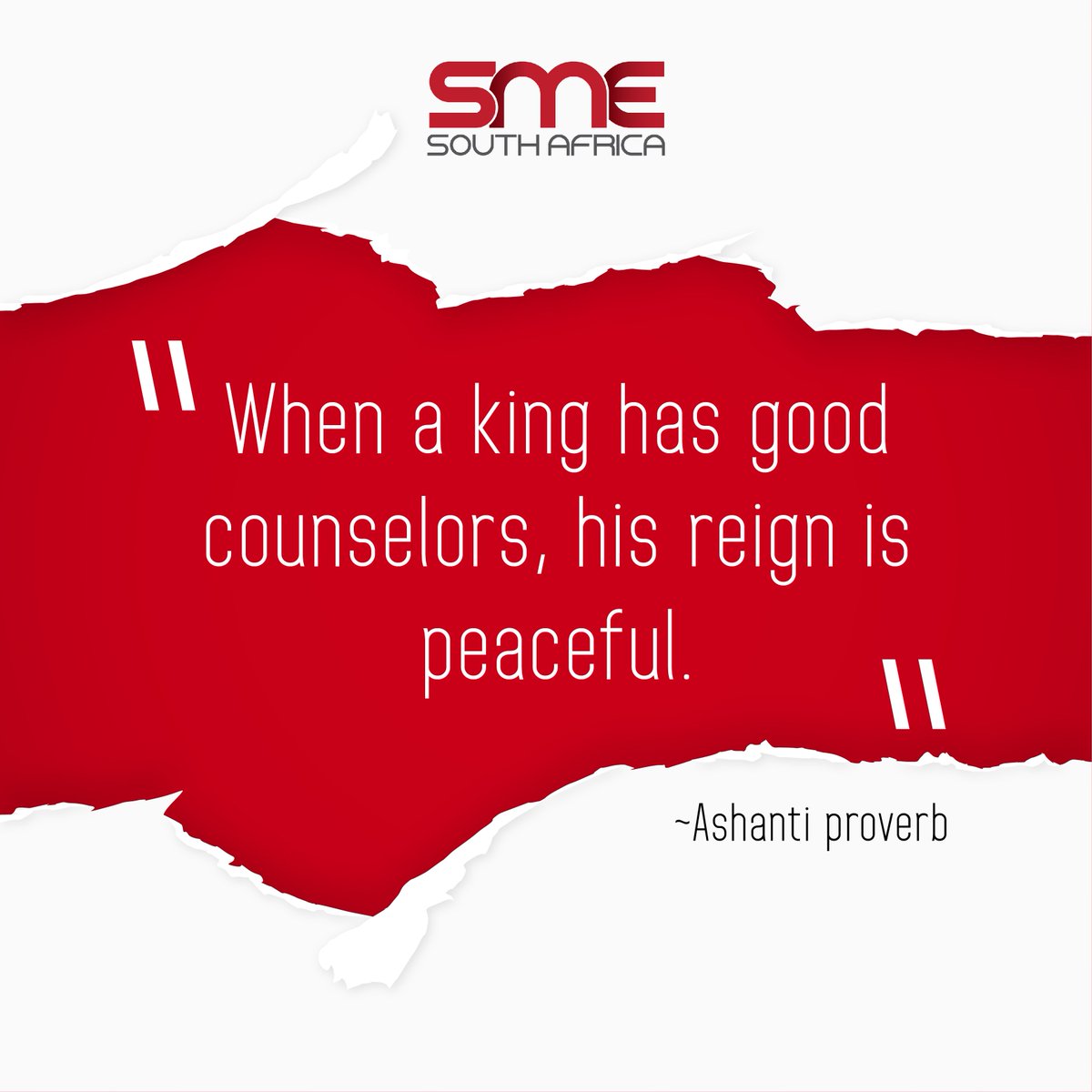 SMESouthAfrica's tweet photo. Hey entreps, surround yourself with people who give you good advice. #WednesdayWisdom https://t.co/8KljGCaC3m