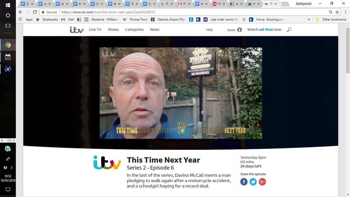 This is our heroic guest on This Time Last Year. Well done Mike.