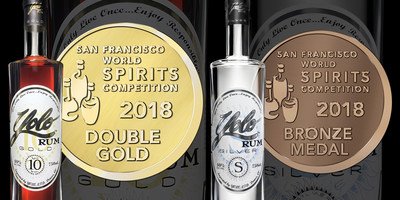 YoloRum's tweet photo. Yolo Rum Gold Wins Double Gold Medal and Yolo Rum Silver Wins Bronze Medal at the 2018 San Francisco World Spirits Competition @SFWSpiritsComp #SFWSC2018 https://t.co/Ic8djWpS11 https://t.co/RM15xoccjZ