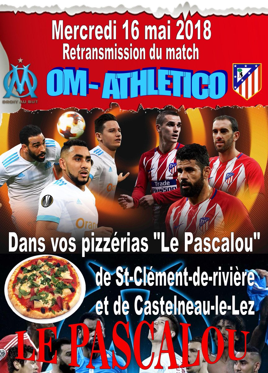 lepascalou34's tweet image. C'est ce soir, le match tant attendu !
 Venez regarder votre  match sur grand écran, devant une bonne pizza, dans vos pizzérias de  Saint-Clément-de-rivière et de Castelneau-le-Lez.