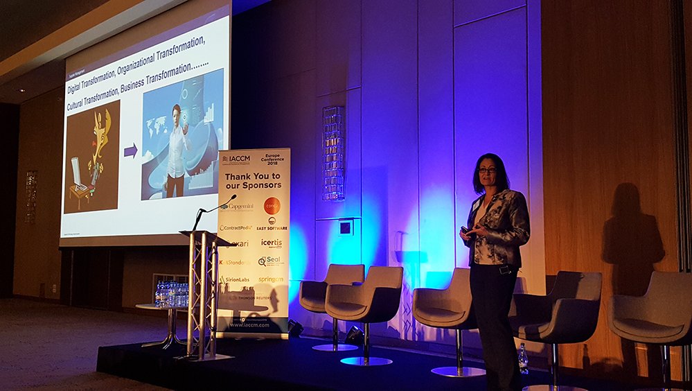 gjvlasveld's tweet photo. #Processes are central in digital and organisational transformation according to Kim Miller from Boeing. #IACCMEurope2018 #Contractmanagement #DigitalTransformation https://t.co/Uvdu1bKVyE