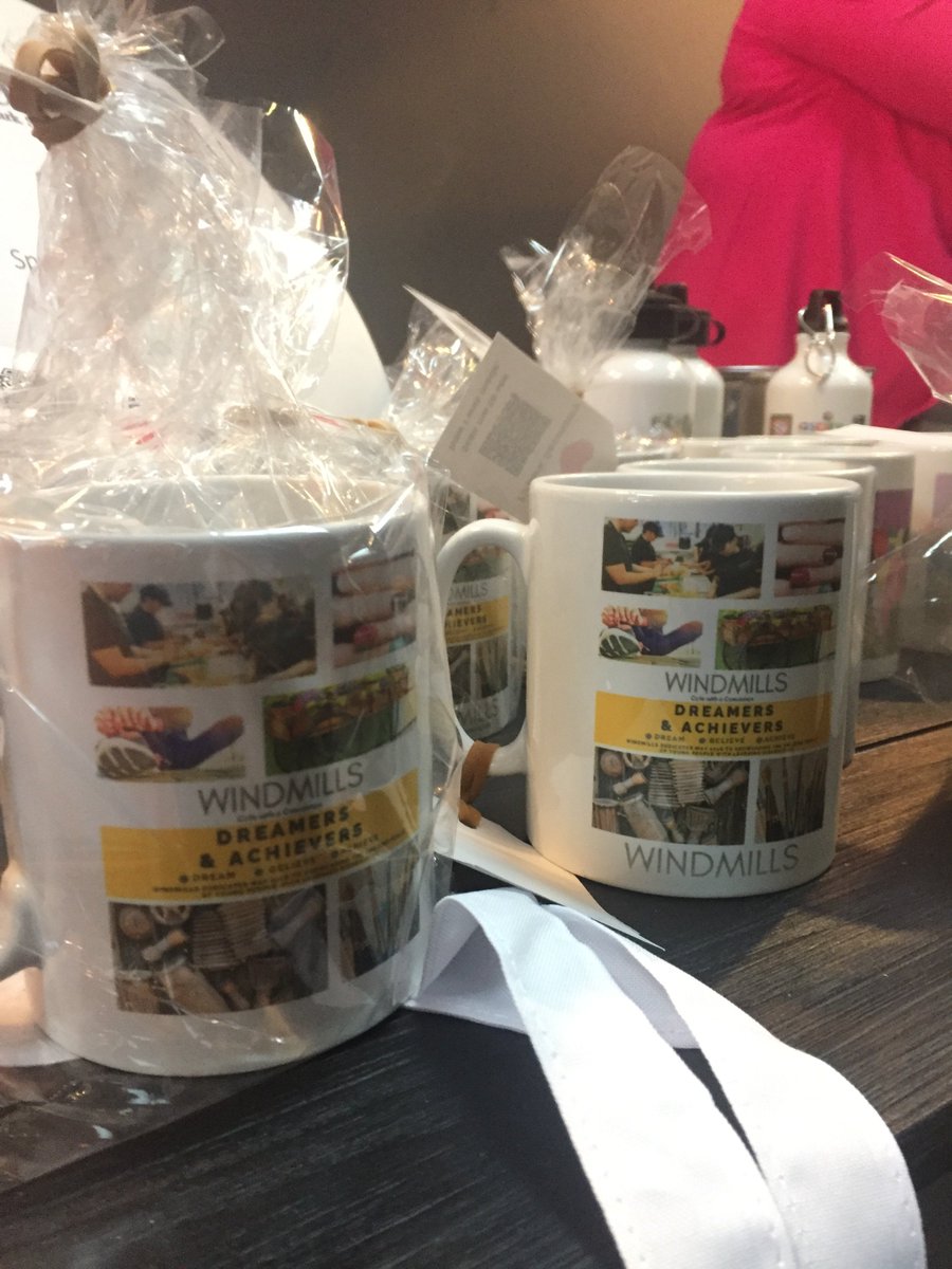 WindmillsCafe's tweet photo. Great morning with @Firparksecondaryschool making personalised mugs!  Thank you for our #dreamersandachievers mugs they are fantastic! #LDWeek2018 #YOYP18 #cafewithaconscience https://t.co/1jWrWs1dA3