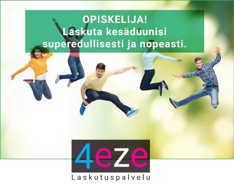 4works_fi's tweet photo. #OPISKELIJA! #Laskuta #kesäduuni´si superedullisesti ilman omaa yritystä 4ezen LITE-palvelussa ja hyödynnä 50 euron etu! https://t.co/lHBVi3Pcpk https://t.co/VnJURZsD9j