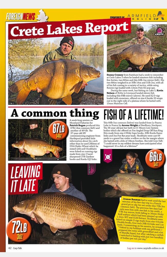 Carpinpink's tweet image. Thanks to carp talk for featuring my fish of a life time in the latest and last ever issue.

I wish everyone involved all the best for the future and thank you again for allowing me to reflect on the capture of a lifetime which means so much to me 🎣🎣🎣💖💖💖
#carptalk #bigcarp