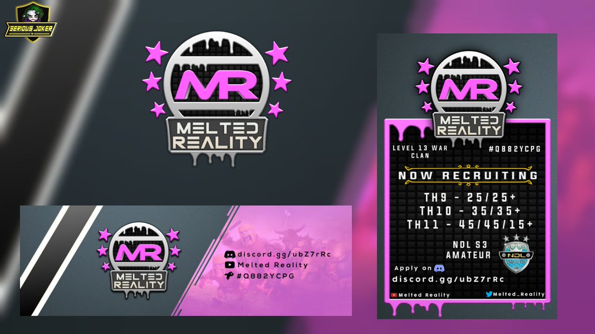 Serious Joker (@serious_joker09) on Twitter photo Clan graphics set for Melted reality! ๐๐
They're in ndl s3 amateur join them!
And contact me for commissions and graphics work. ๐
<a href="/Melted_Reality/">Melted Reality</a> Clan graphics set for Melted reality! ๐๐
They're in ndl s3 amateur join them!
And contact me for commissions and graphics work. ๐
<a href="/Melted_Reality/">Melted Reality</a>