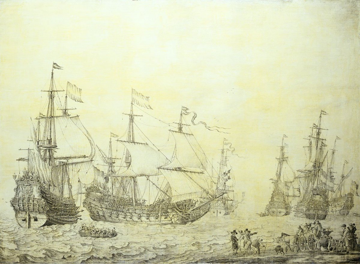 RMGreenwich's tweet photo. Experience the drama of the high seas at our special Meet the Expert Tour. Today, we are exploring the famous pen &amp; ink drawings of naval battles by the van de Veldes.

Free talk | #QueensHouse | 1pm https://t.co/0d1F1AOpY4
