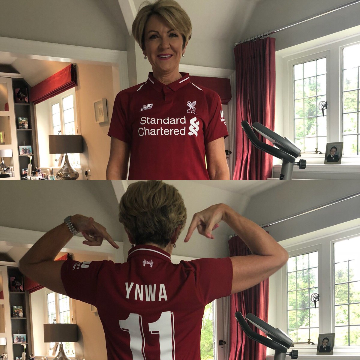 Donna_Scully's tweet photo. Just got the best gift ever from @KateMcKittrick &amp; the gang at @ModInsuranceMag ! Absolutely love it - it’s getting worn to Kiev!! #YNWA 👌❤️ https://t.co/JsjPVlXcw4