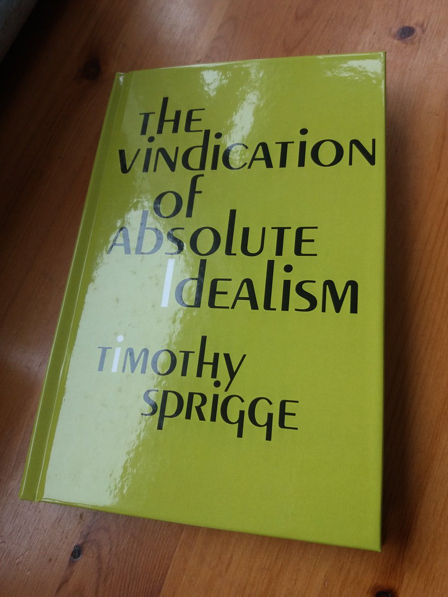 PeterSjostedtH's tweet photo. Finally invested in this tome by T. L. S. #Sprigge. https://t.co/hNDELspN0v