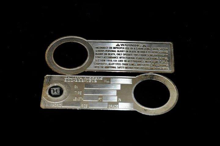 ThembekileAMS's tweet photo. The #ChainSlingTag has a unique #ID for #AssetTracking and #inspecting and provides visual information. Vereeniging office 016 423 2283 │ George office 044 877 0215 https://t.co/C5mG6yJ4GO