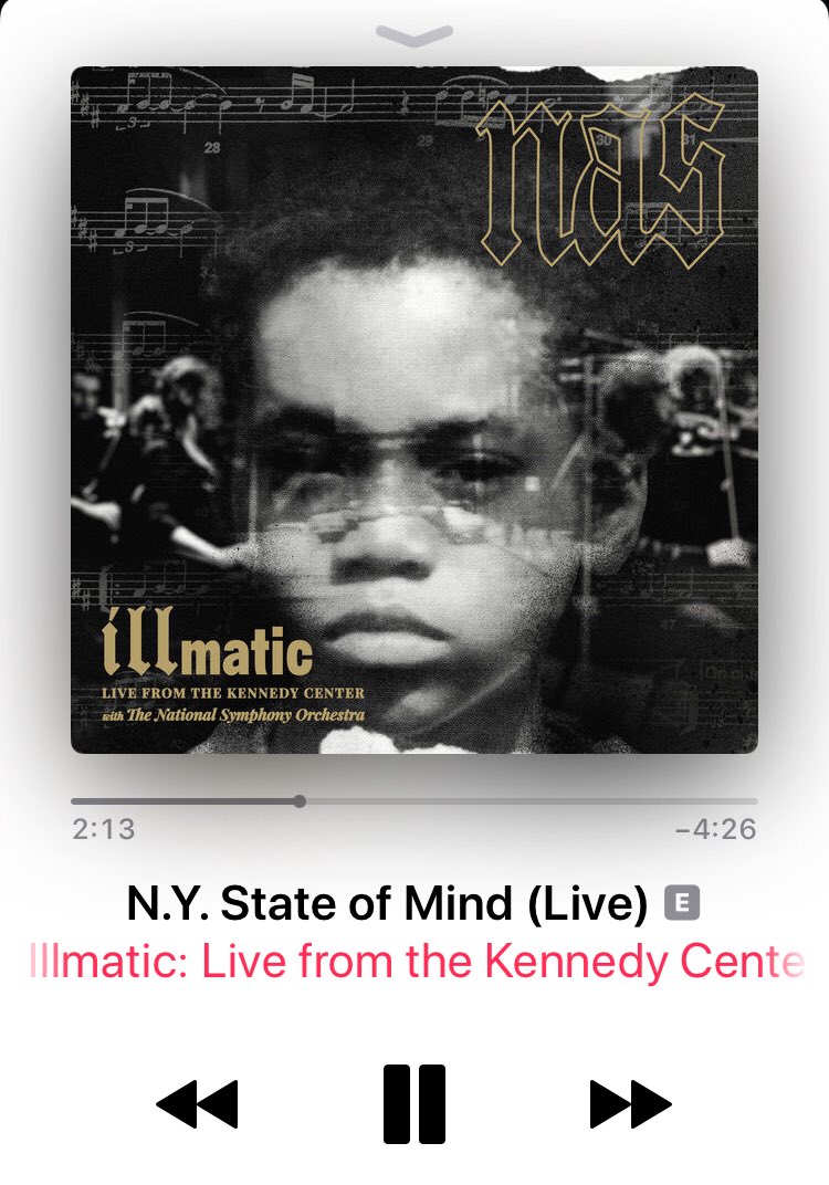 One of the greatest live albums I’ve ever heard 🔥🔥🔥 <a href="/Nas/">Nasir Jones</a>