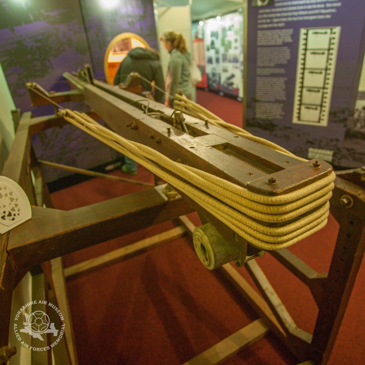 75 years ago, 617 Squadron were preparing for that daring raid. Inside the Museums Pioneers of Aviation exhibit, you will discover more about Barnes Wallis and see the original catapult used for testing his theory #DamBusters75