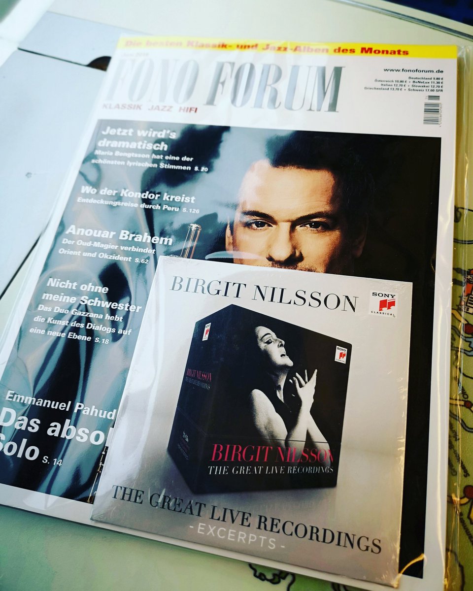 dhirose's tweet photo. 今日の遠足のお供。付録に釣られて買った説もありw。 #fonoforum #birgitnilsson https://t.co/Dlfrg84AFh
