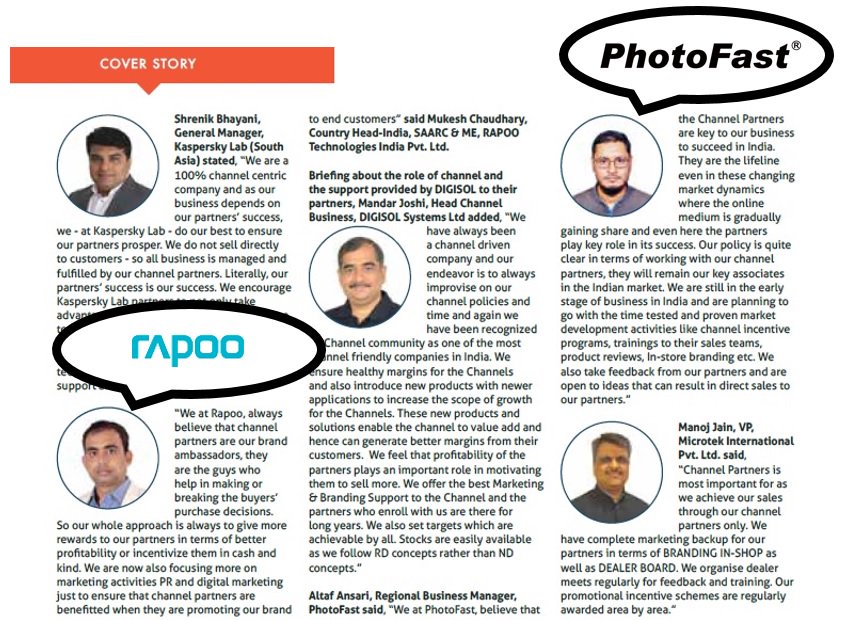 EinovateBrands's tweet photo. #ClientCoverage: Two of our clients, #Rapoo and #PhotoFast covered in India's leading IT Trade #Magazine #DigitalTerminal's #CoverStory!
@dtnewsonline @RapooGlobal @RapooIndia @PhotoFastGlobal #ChannelStory https://t.co/8d6GmMQZfV
