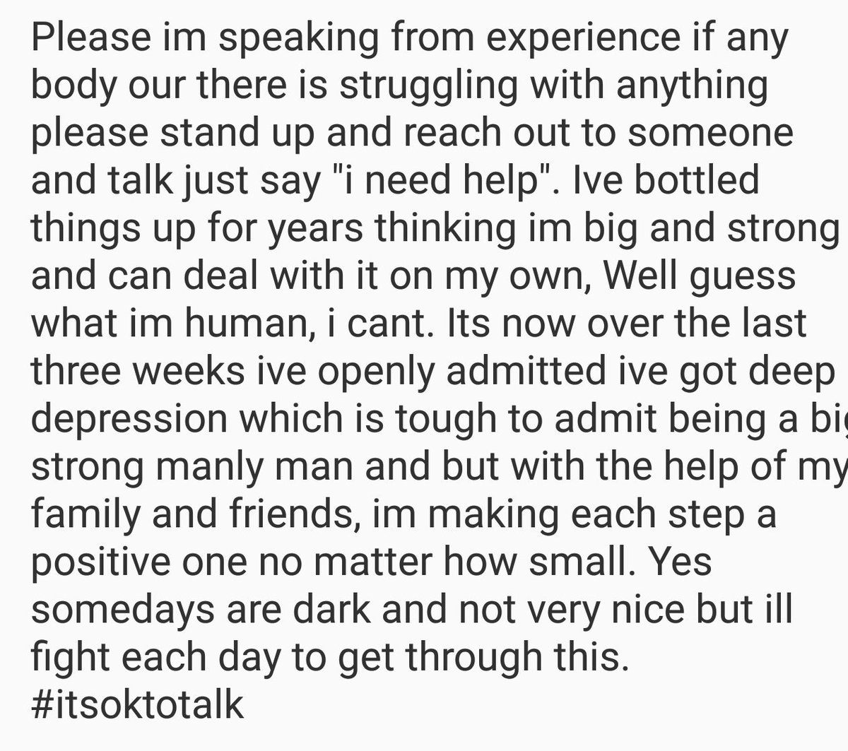 bigsilverback9's tweet image. My struggles