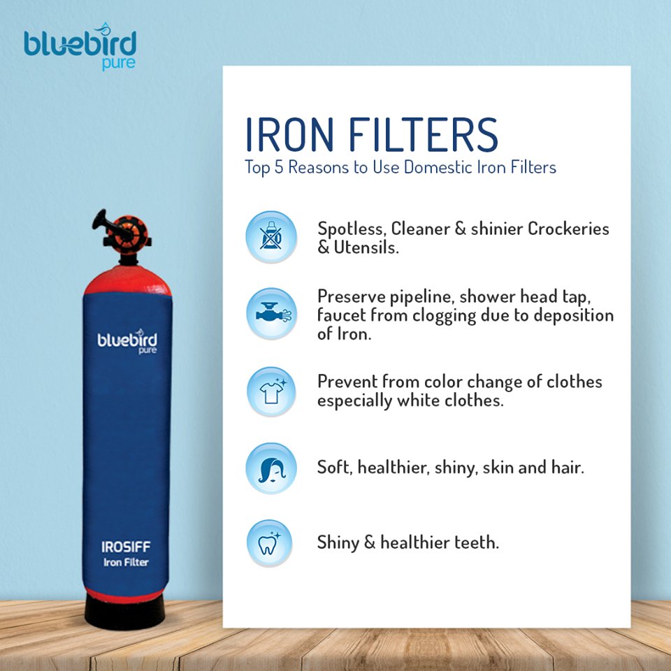 BluebirdPure's tweet image. Top 5 Reason to Use Bluebird Pure Domestic Iron Filter
#drinkpure #waterpurifier #ironfilter #rosystem #bluebirdpure

bit.ly/2Gn01ah