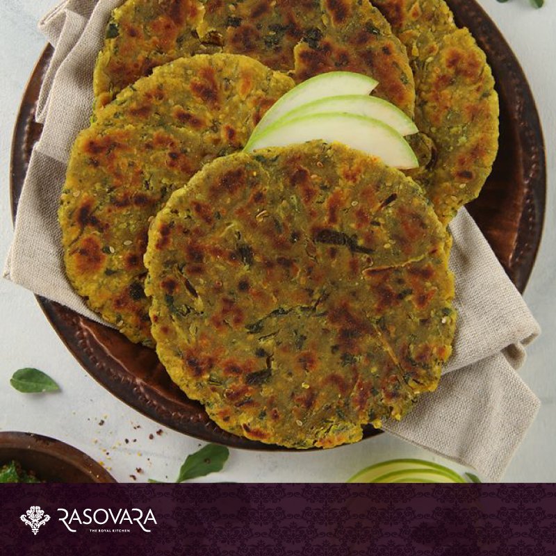 Rasovara's tweet photo. The mango season demands a twist in your staple, try our Kairi Theplas - a special #Aamlicious treat from Rasovara.

#Aamlicious #AamliciousRasovara #OnlyatRasovara #RasovaraFineDining #KingofFruits https://t.co/vLXgX1nJQs