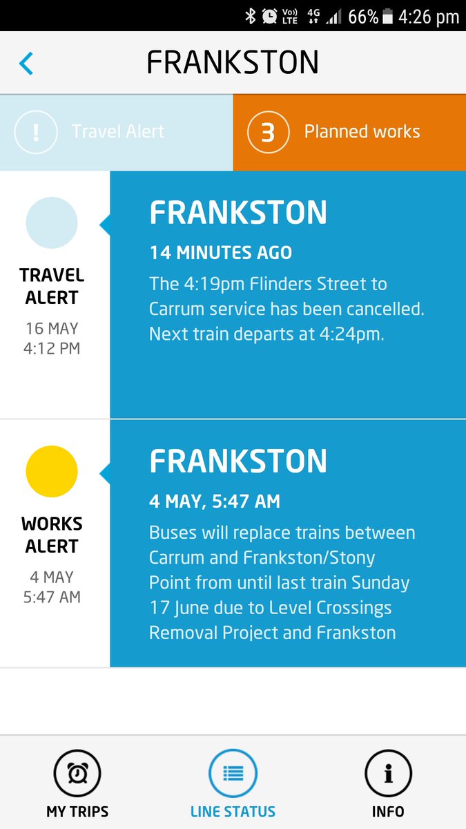 meowfase's tweet photo. @metrotrains this is the 4th time the first express of the afternoon has been cancelled. It's hard enough with buses replacing trains on the other end of the line to get home, what's the go??? https://t.co/dsjlTSUm7u