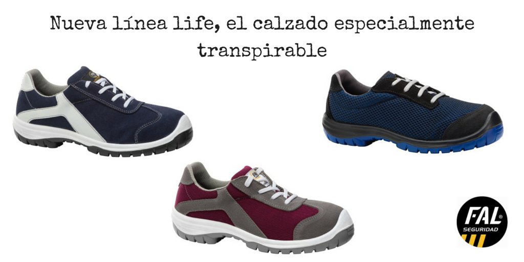 ¿Cansado del #CalzadoDeSeguridad de siempre? ¡¡¡Sorpréndete con nuestra línea #Life!!!
 bit.ly/2rLM6W4
#EPI #SSL #PRL #Saludlaboral #CalzadoLaboral