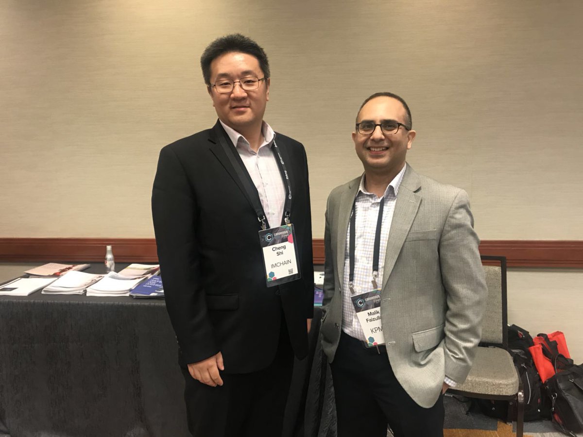 IMChainOfficial's tweet image. IMChain New York team Consensus highlights. Top dollar investors such as IBM and KPMG talk about blockchain technology face to face.
