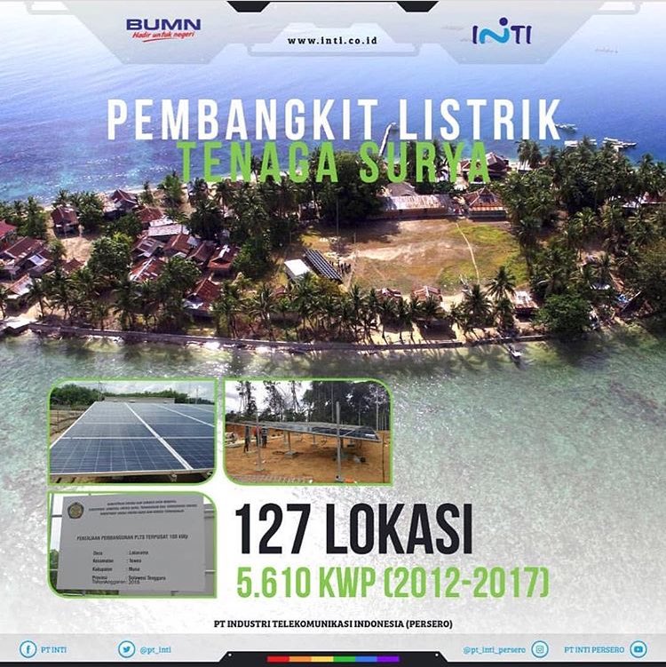 bumn_idn's tweet photo. #Sobatbumn, PT INTI (Persero), BUMN yang bergerak di bisnis teknologi komunikasi ini tengah menunjukkan peningkatan perannya kepada bangsa. 

#ptinti 
#BUMNHadirUntukNegeri https://t.co/Lz4zBnRtSD