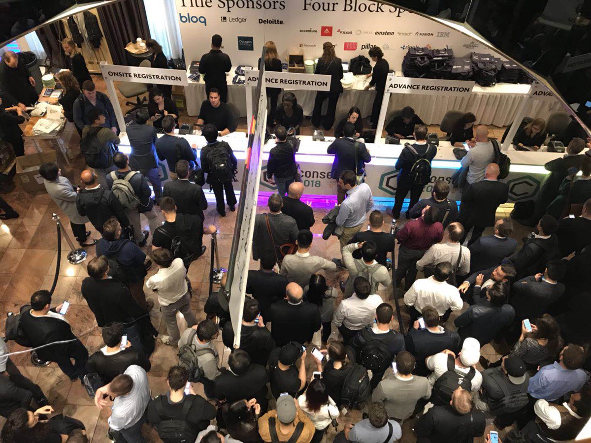 IMChainOfficial's tweet image. IMChain New York team Consensus highlights. Top dollar investors such as IBM and KPMG talk about blockchain technology face to face.