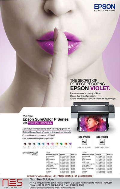 NXTSTPSOLNS's tweet photo. The Secret of Perfect Proofing EPSON Violet
#EPSON #epsonprojector #EPSONMOMENT #epsonprinthead #epsonprinter #epsonscanner #epsonstylus #epsonwaterbased #epsonprints #epsonsg35 #epsonP7000 #epsonP9000 #epsonP5000 #epsonP6000 #epsonP7000 https://t.co/yOU4jtrNV3