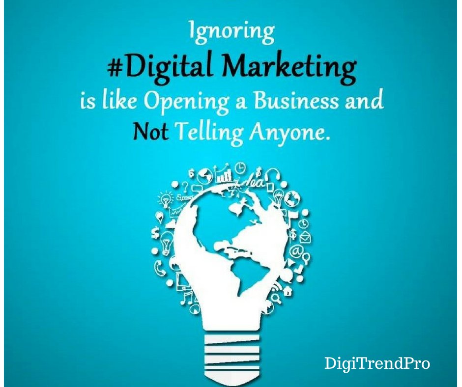 DigiTrendPro's tweet photo. 😦 👉🏻 Ignoring #DigitalMarketing is like opening a business and not telling anyone.
#DigiTrendPro #Digitalmarketingservices #Generatetraffic #Businessgrowth #Digitalmarketingagency #Digitally #Googleranking #SEO #SMO #SMM #PPC #Leadsgeneration #Keywords
👉🏻 Digi Trend Pro 🙂 https://t.co/qojxupZ2Vt