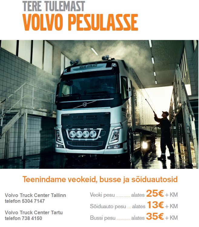 VolvoTrucksEE's tweet image. Puhas veok teeb tuju heaks. Tere tulemast meie Tartu ja Tallinna pesulatesse! volvotrucks.ee / Kontaktandmed
#VolvoTrucks #VolvoEstonia #VolvoTrucksEstonia #VolvoPesula #Pesula