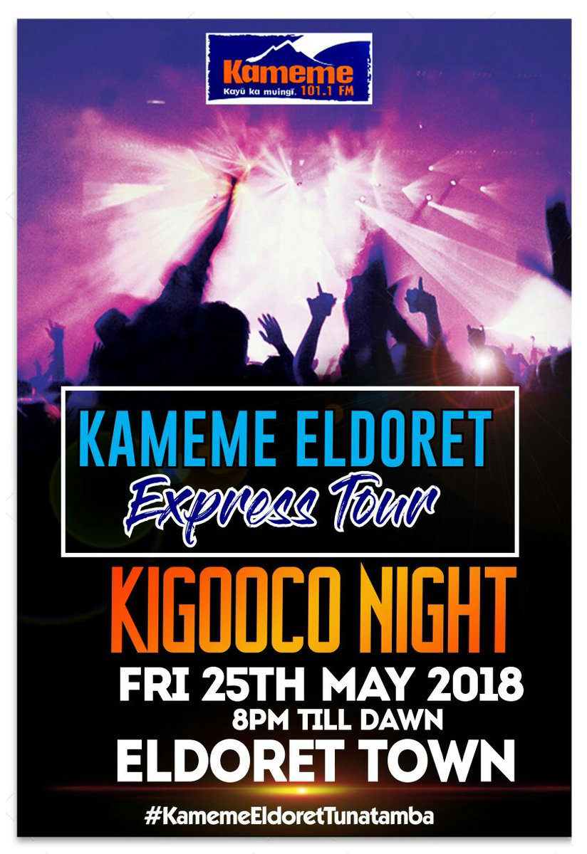 <a href="/kameme101/">Kameme FM Official</a> <a href="/KamleshKamau/">Kamau Kamlesh</a> <a href="/CiruDigital/">@miriammuigai</a> <a href="/eunicemutahi/">Euny Mutahi</a> <a href="/palkkamlesh/">Paul Kamlesh</a> @Emychalo <a href="/Irenemugw/">Irene Mugwe</a> <a href="/MsoowaFreearea/">Msoo wa Free-area</a> #KamemeEldoretTunatamba