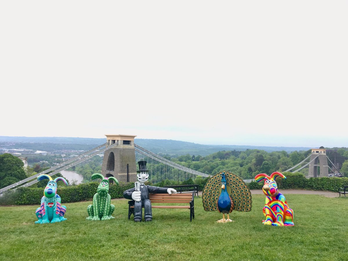 GromitUnleashed's tweet photo. The first 5 designed #GU2 sculptures have been revealed at @clifton_observ! Which is your favourite? We’d love to hear what you think! https://t.co/c7LFGoyCBz