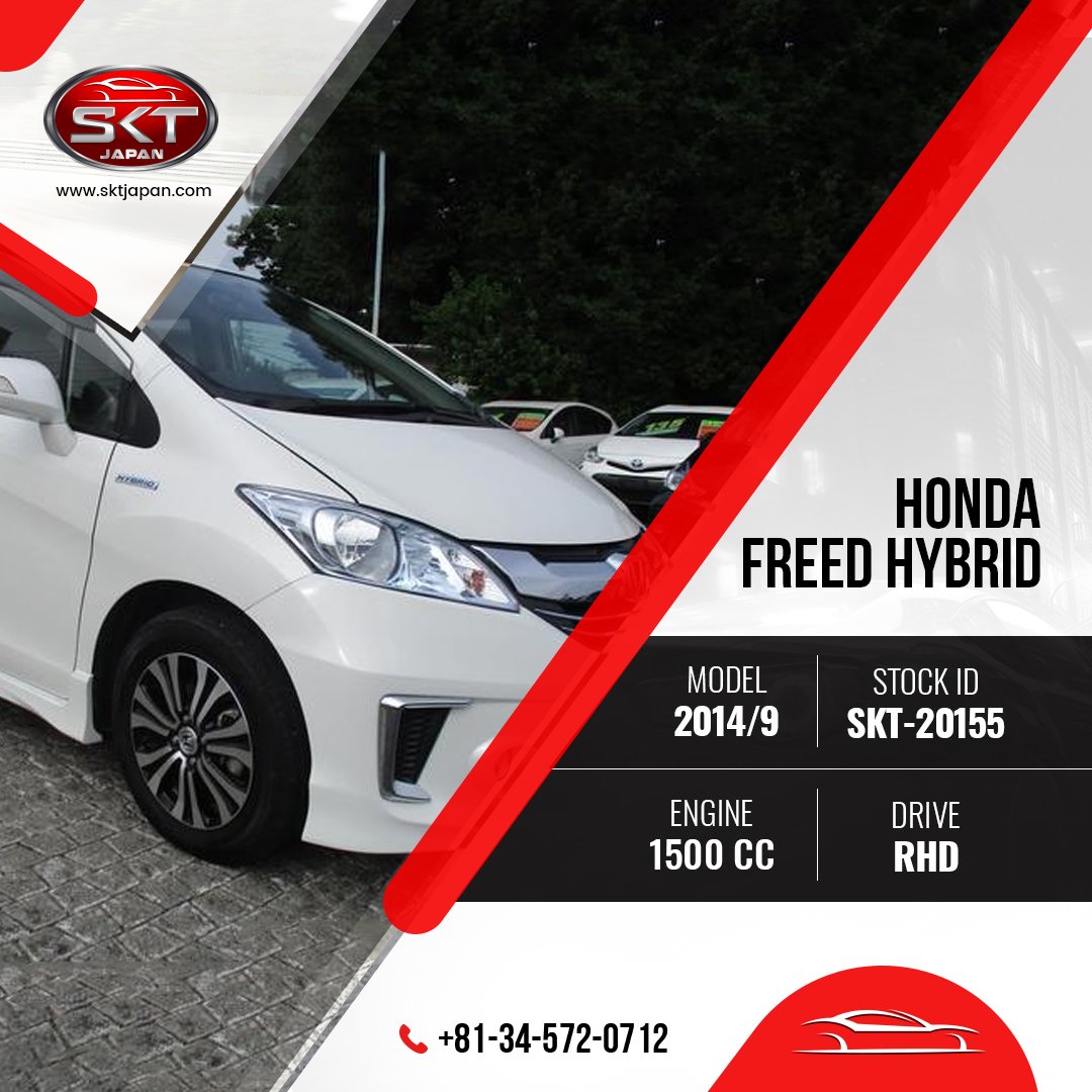 SKTJOfficial's tweet photo. #Honda #Freed #Hybrid For #Sale

View #Vehicle Specification: View #Vehicle Specification: https://t.co/8ckobi9qcl

#SKTJapan #UsedCars #JapaneseCars #Cars #AmazingCar #BestValueCar #CarForSale #AT #RightHandDrive #Order https://t.co/2TORMFDtLM