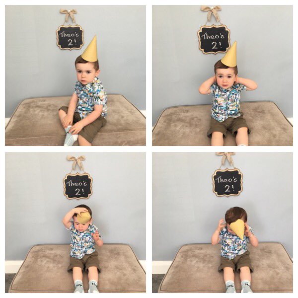 sjbooth35's tweet photo. 2️⃣🎈🎉🎂 look how happy he is about it!🤣 https://t.co/Md9Ms90vR5
