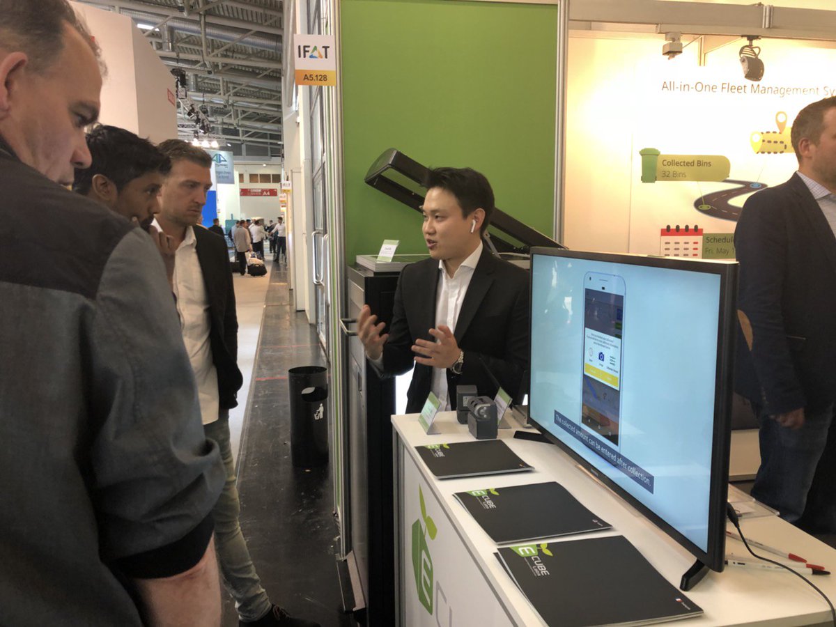 EcubeLabs's tweet photo. Day 3 at #IFAT2018 - we are ready. https://t.co/rKyhI2uWGp