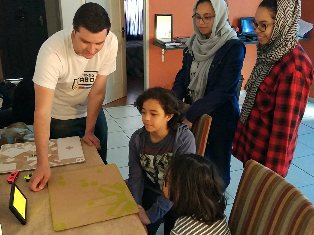 IGNAfrica's tweet photo. #NintendoLaboSA is in @zaidkriel house schooling him on appropriate cardboard usage. https://t.co/F9M7WrWXHN