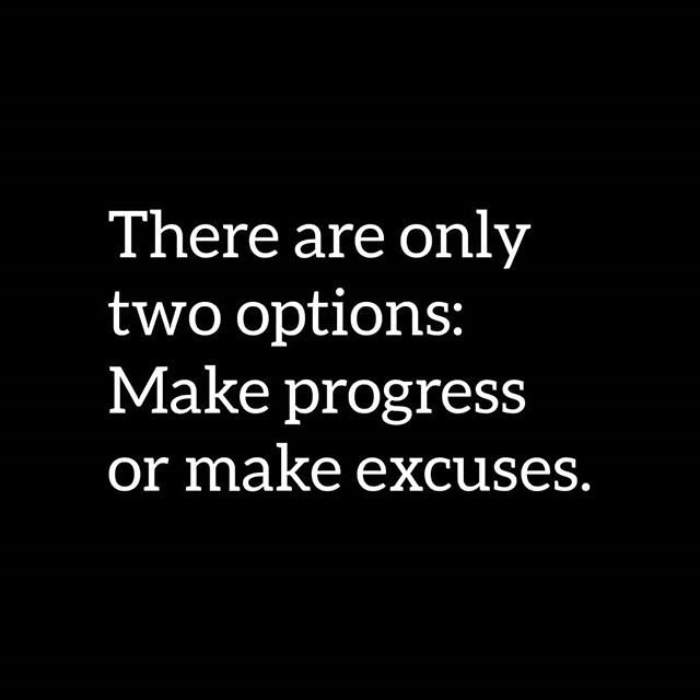 authoranthonyy's tweet photo. Two options: Make progress or Make excuses 
.
.
.
.
.
.
.
#progress #noexcuse #openyourmind
#lawofattraction #consciousness
#gratitude #awakening #thirdeye
#abundance #spiritual #authenticity
#innerpeace #meditation 
#powerofpositive #innerpeace
#enlightenment #guidance https://t.co/8Ji126bmXE