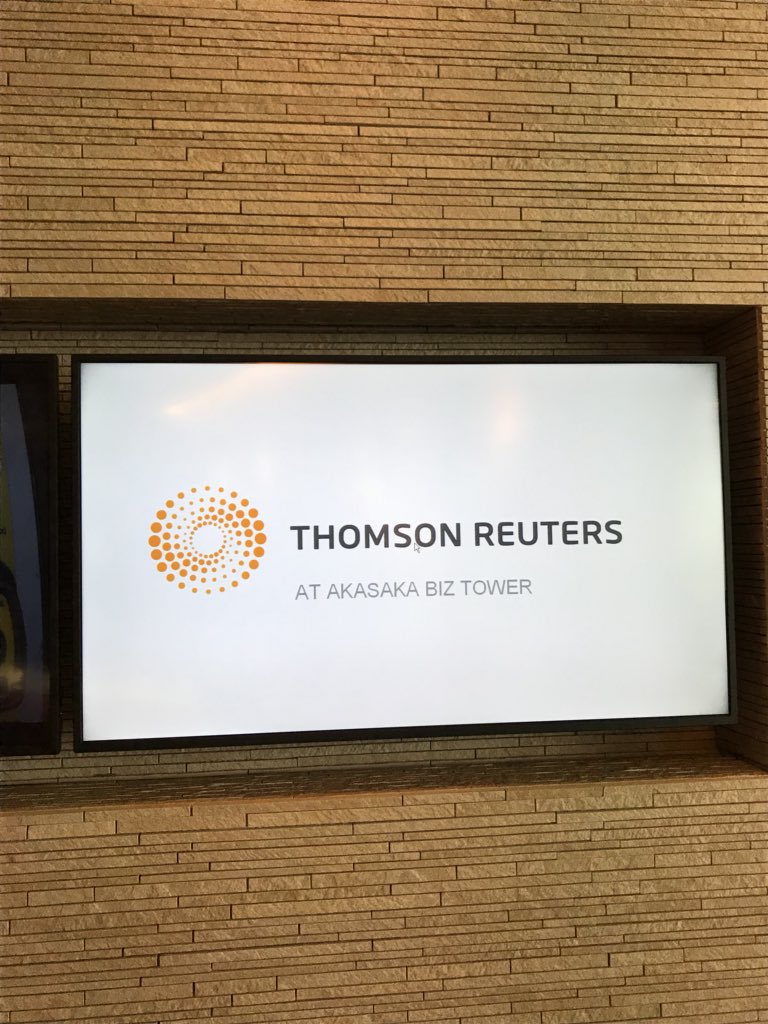 AlexZPaladino's tweet photo. Excited to keep off the #TRTech100 event @thomsonreuters in Tokyo https://t.co/uog7a0OvWB