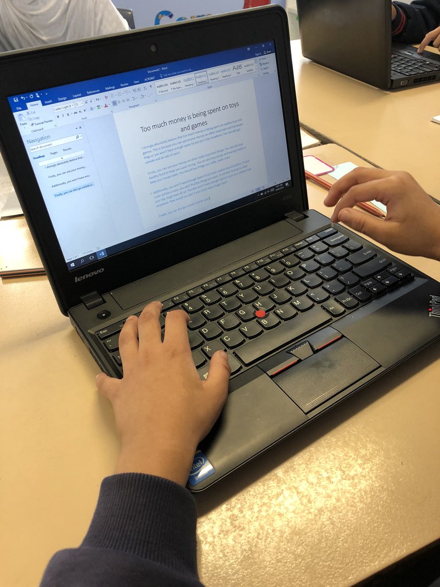 4T published their persuasive writing and developed their typing skills on laptops. Talk about hitting two birds with one stone! 📚💻 <a href="/AuburnNthPS/">Auburn North PS</a> #ANPSyear3and4