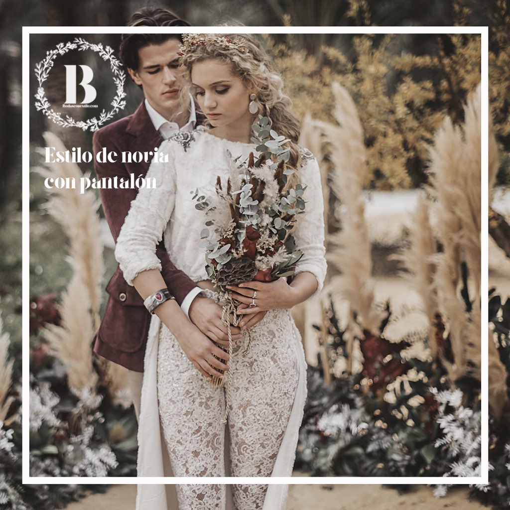 ♥️ NEW POST 
¿Novia con pantalón para pisar fuerte?  
bodasconestilo.com/category/vesti…