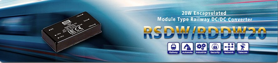 HelenXia11's tweet photo. #RSDW/RDDW20 Series 
#20W Encapsulated Module Type #Railway #DCDCConverter. https://t.co/X0RIvJ4XRF