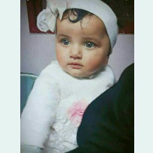 PalMediaOrg's tweet photo. Tell me why Leila al Ghandour at just eight months old was a threat to Israeli soldiers in Gaza? RIP little angel. https://t.co/sSexU0ydVB