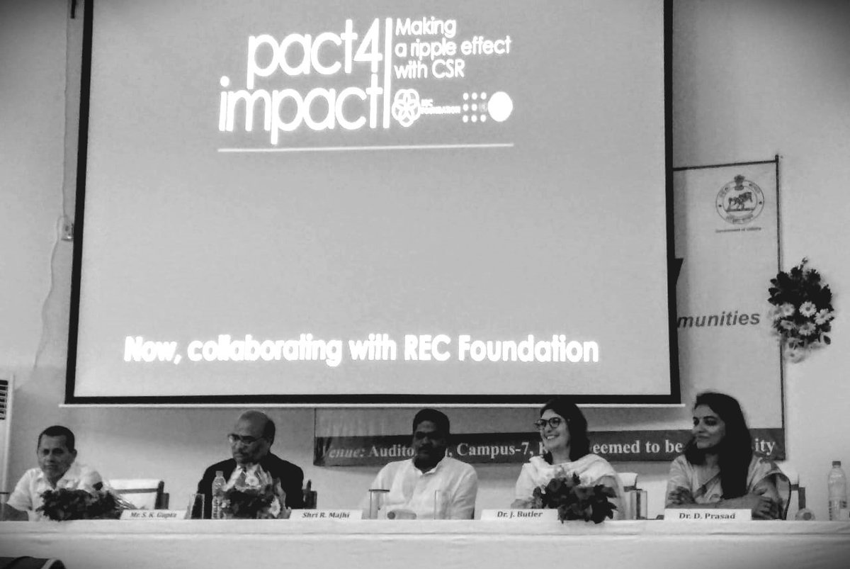 pact4impact's tweet image. Present at the dias for the #ProjectUday launch are Dr @achyuta_samanta, MP (Rajya Sabhha) &amp;amp; founder @KIITOfficial, Dr Deepa Prasad, State Programme Coordinator @UNFPA Odisha and Mr PK Routray, CEO @kissfoundation (2/2)