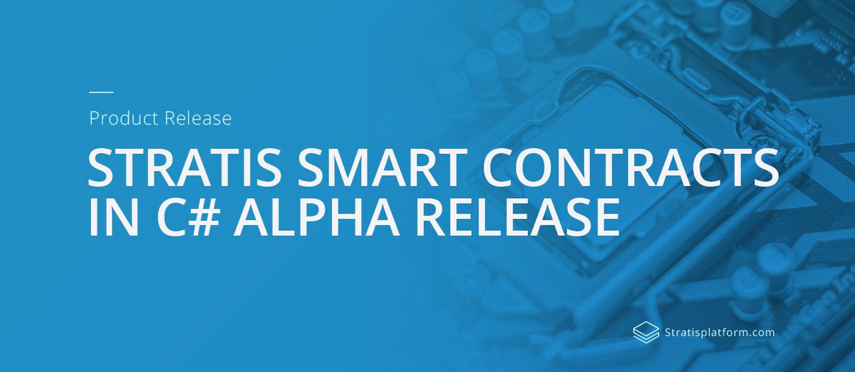 XertraPlatform's tweet photo. Stratis Smart Contracts in C# Alpha Release: https://t.co/05bsdvVWde #blockchain #dotnet #development $STRAT https://t.co/WhVTWWul2U